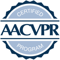 Badge recognizing UCSF as A A C V P R Certified Program