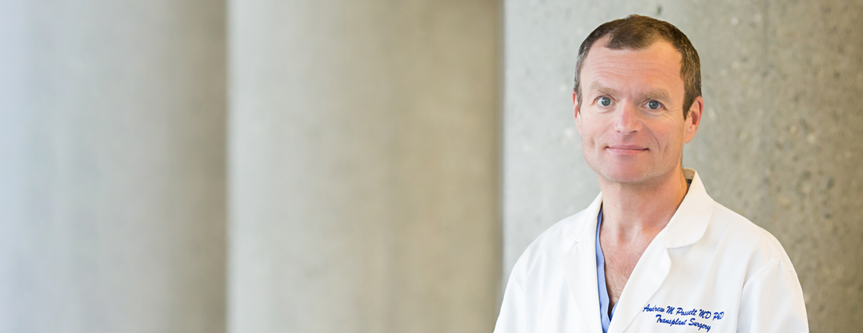 Dr. Andrew Posselt, bariatric and transplant surgeon